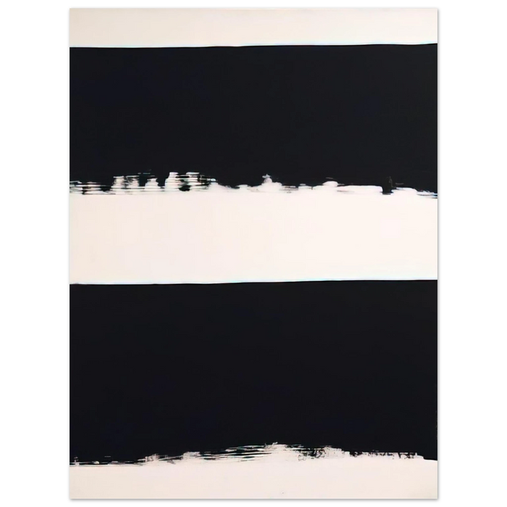 Pierre Soulages - Gouache 2004 B-7 - 2004 75x100 cm / 30x40inches Fine Art Poster