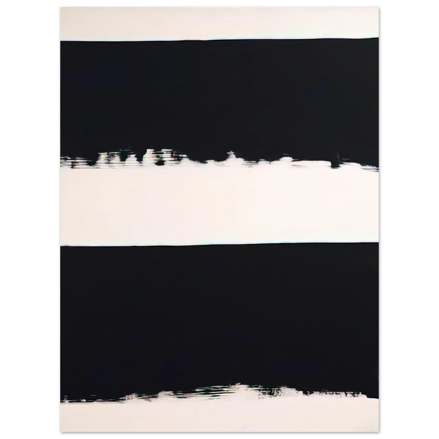 Pierre Soulages - Gouache 2004 B-7 - 2004 75x100 cm / 30x40inches Fine Art Poster