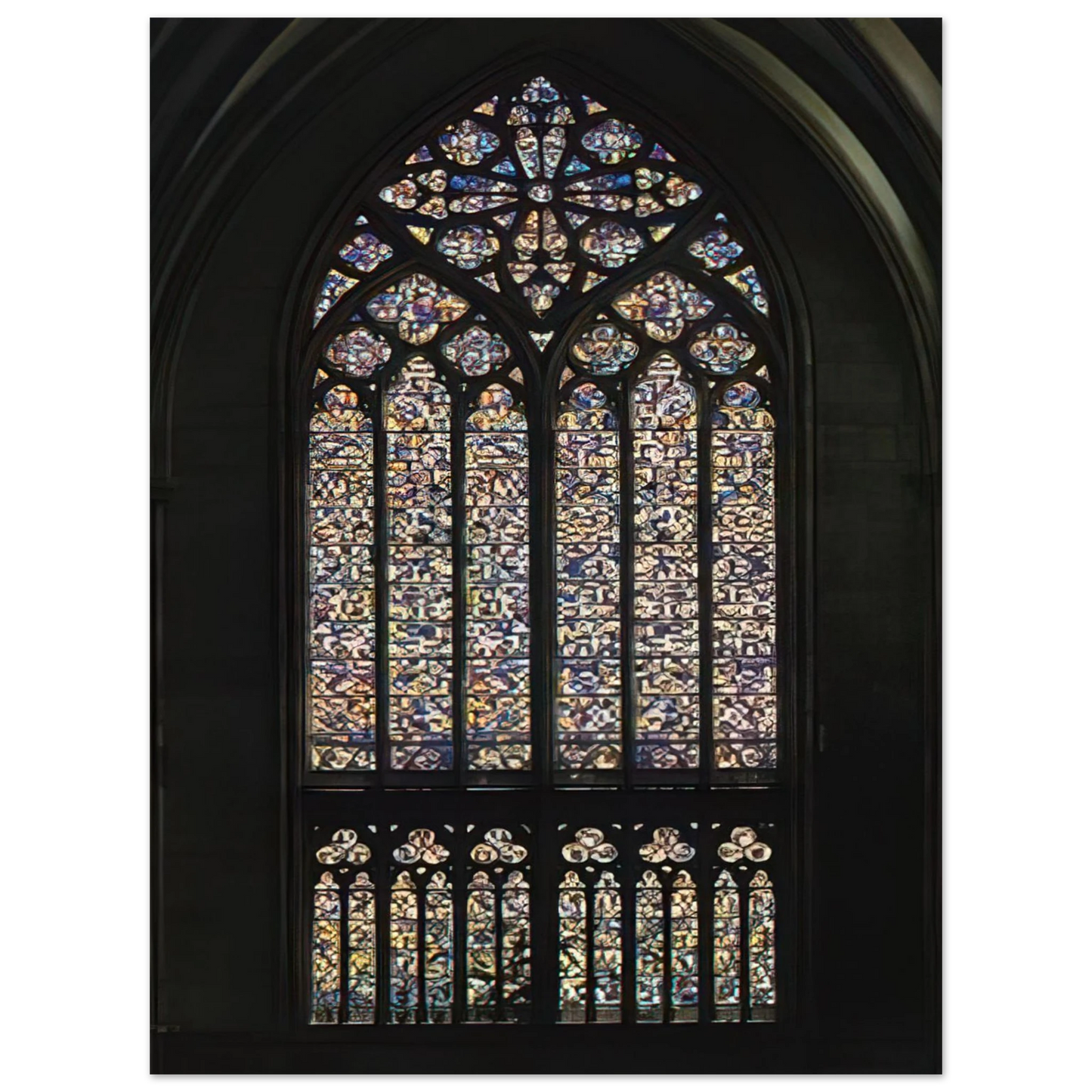Gerhard Richter - COLOGNE CATHEDRAL WINDOW 2007 75x100 cm / 30x40inches Fine Art Poster