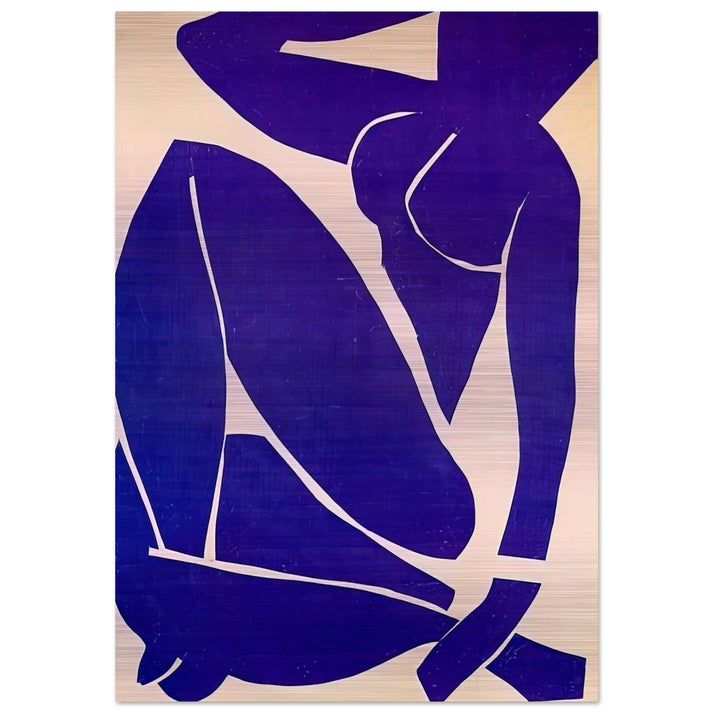 BLUE NUDE III 1952 - Henri Matisse Brushed Aluminum Print - 70x100 cm / 28x40 inches | Henri Matisse Aluminum Print | Henri Matisse Prints