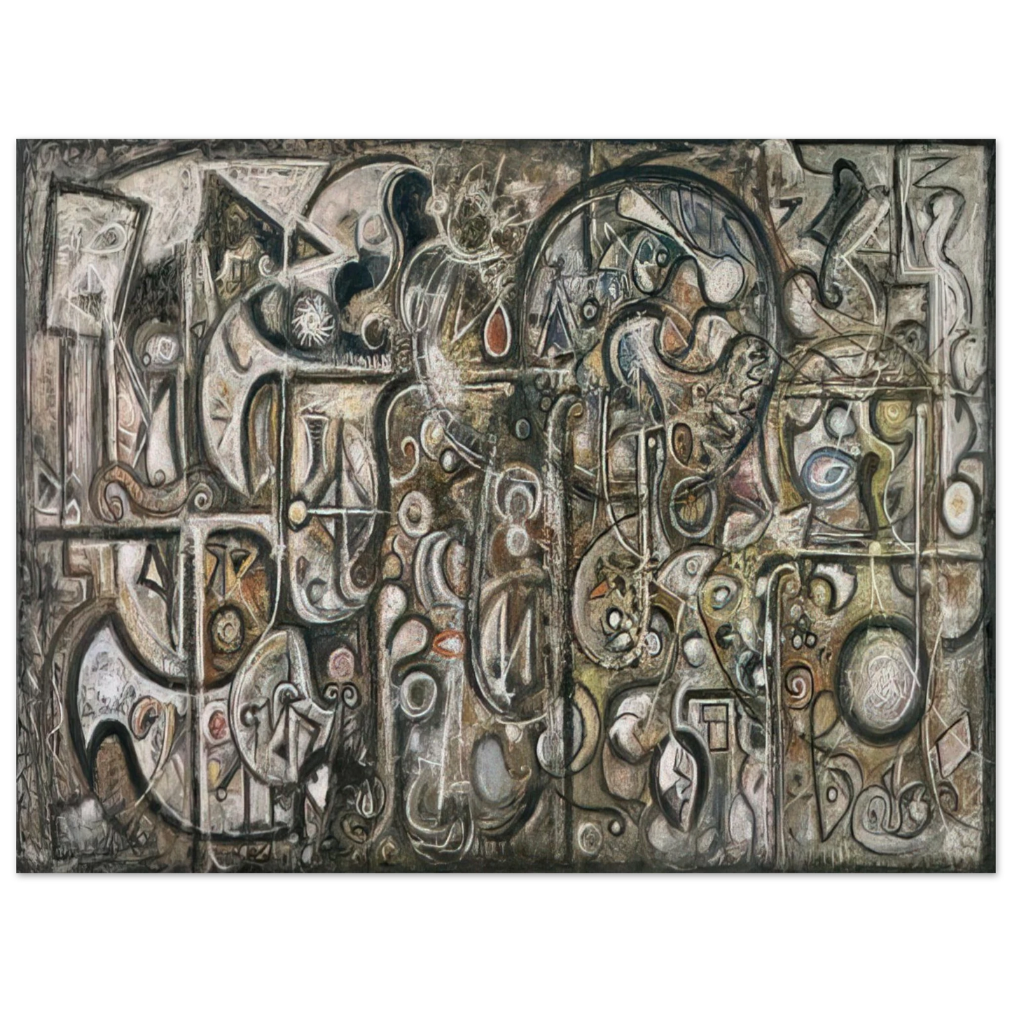 Richard Pousette-Dart - Symphony No. 1, The Transcendental 75x100 cm / 30x40inches Fine Art Poster