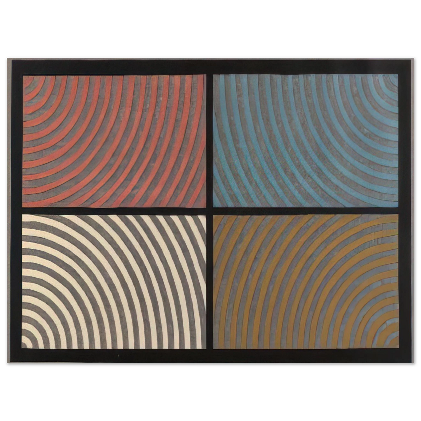 Sol LeWitt - Arcs from Four Corners 75x100 cm / 30x40inches Fine Art Poster