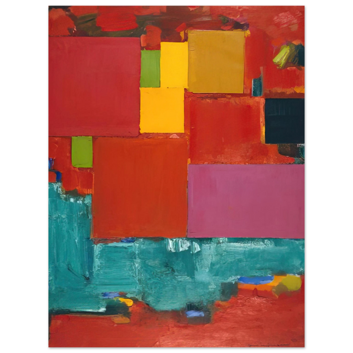 Hans Hofmann - Pompeii 75x100 cm / 30x40inches Fine Art Poster