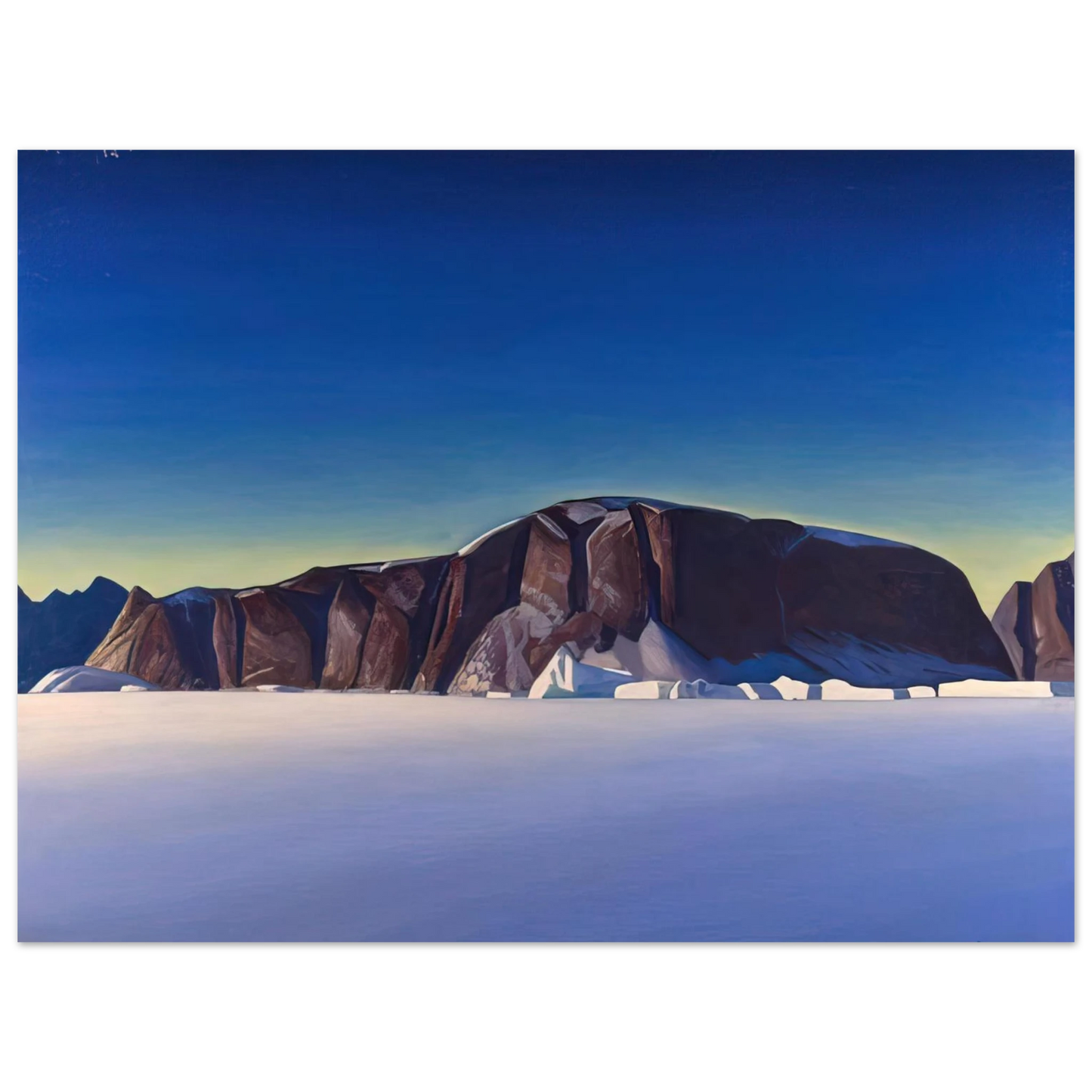 Rockwell Kent - Greenland Coast 75x100 cm / 30x40inches Fine Art Poster