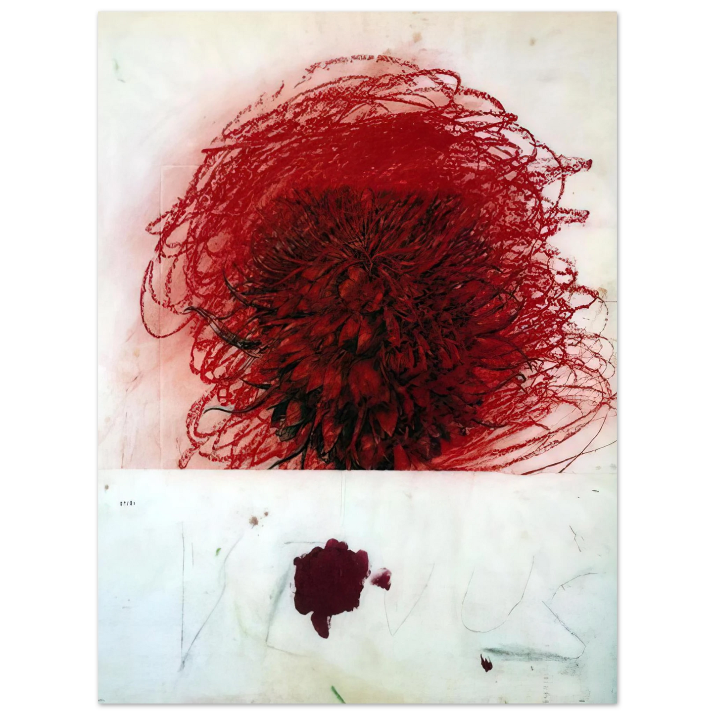 Cy Twombly - Pan II 75x100 cm / 30x40inches Fine Art Poster