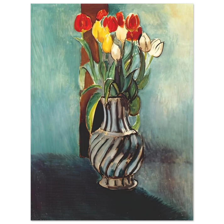 Henri Matisse - ME MYSELF STENDHAL VASE OF TULIPS 1914 75x100 cm / 30x40inches Fine Art Poster
