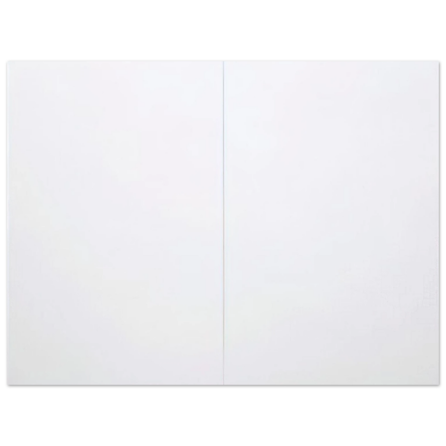 Robert Rauschenberg - WHITE PAINTING TWO PANEL 1951 75x100 cm / 30x40inches Fine Art Poster
