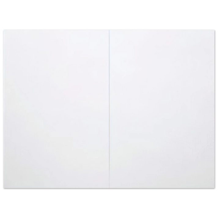 Robert Rauschenberg - WHITE PAINTING TWO PANEL 1951 75x100 cm / 30x40inches Fine Art Poster