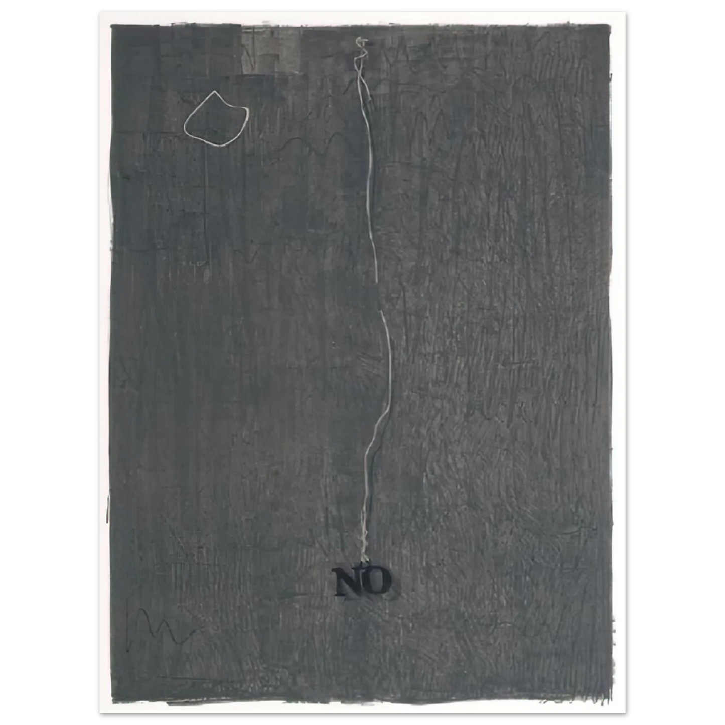 Jasper Johns - NO 1969 75x100 cm / 30x40inches Fine Art Poster