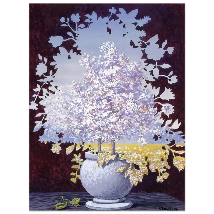 Rene Magritte - THE FLASH 1959 75x100 cm / 30x40inches Fine Art Poster