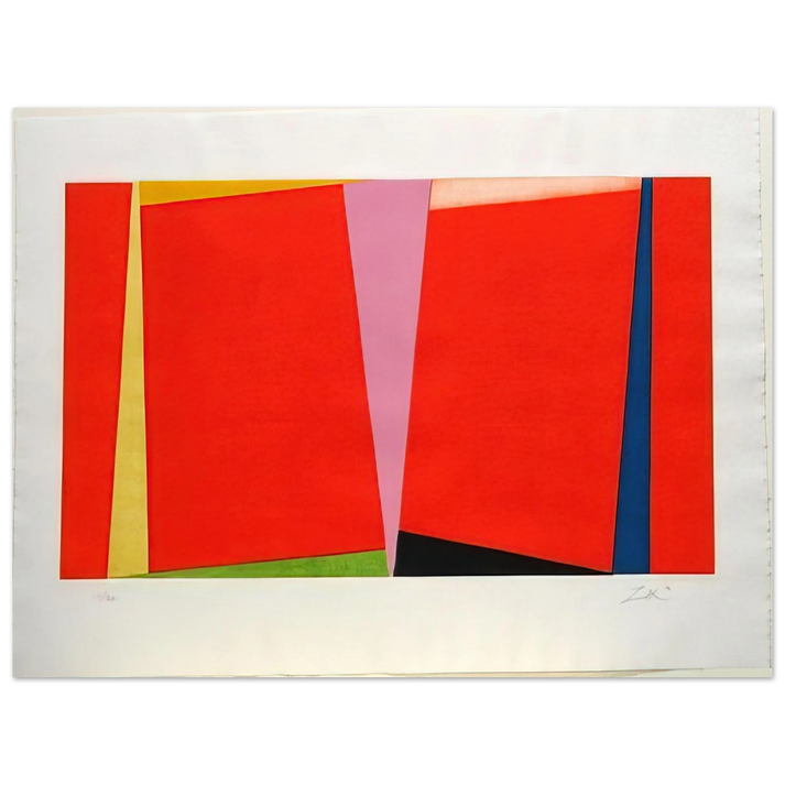Larry Zox - Untitled - 1970 75x100 cm / 30x40inches Fine Art Poster