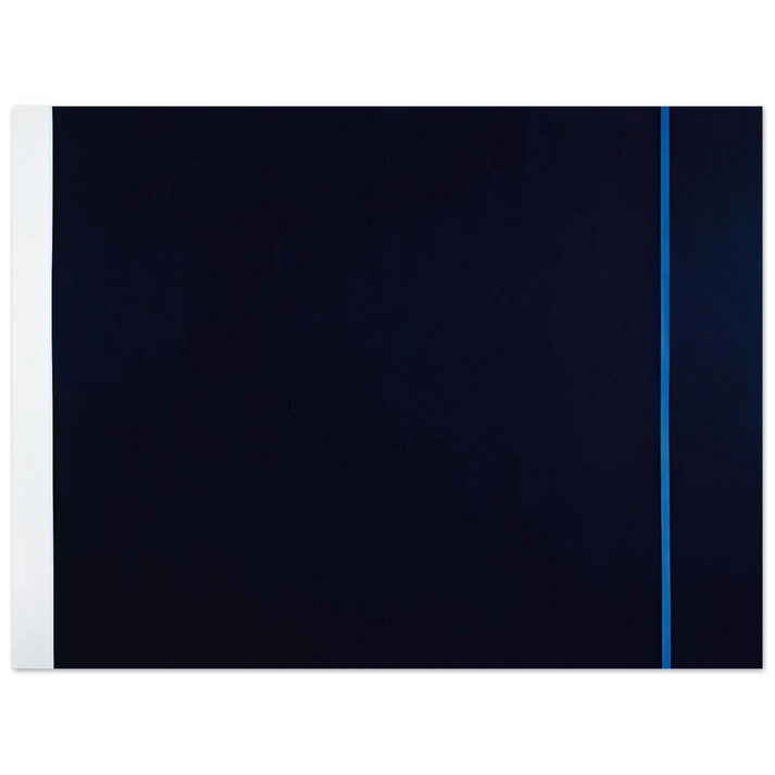 Barnett Newman - Midnight Blue 75x100 cm / 30x40inches Fine Art Poster