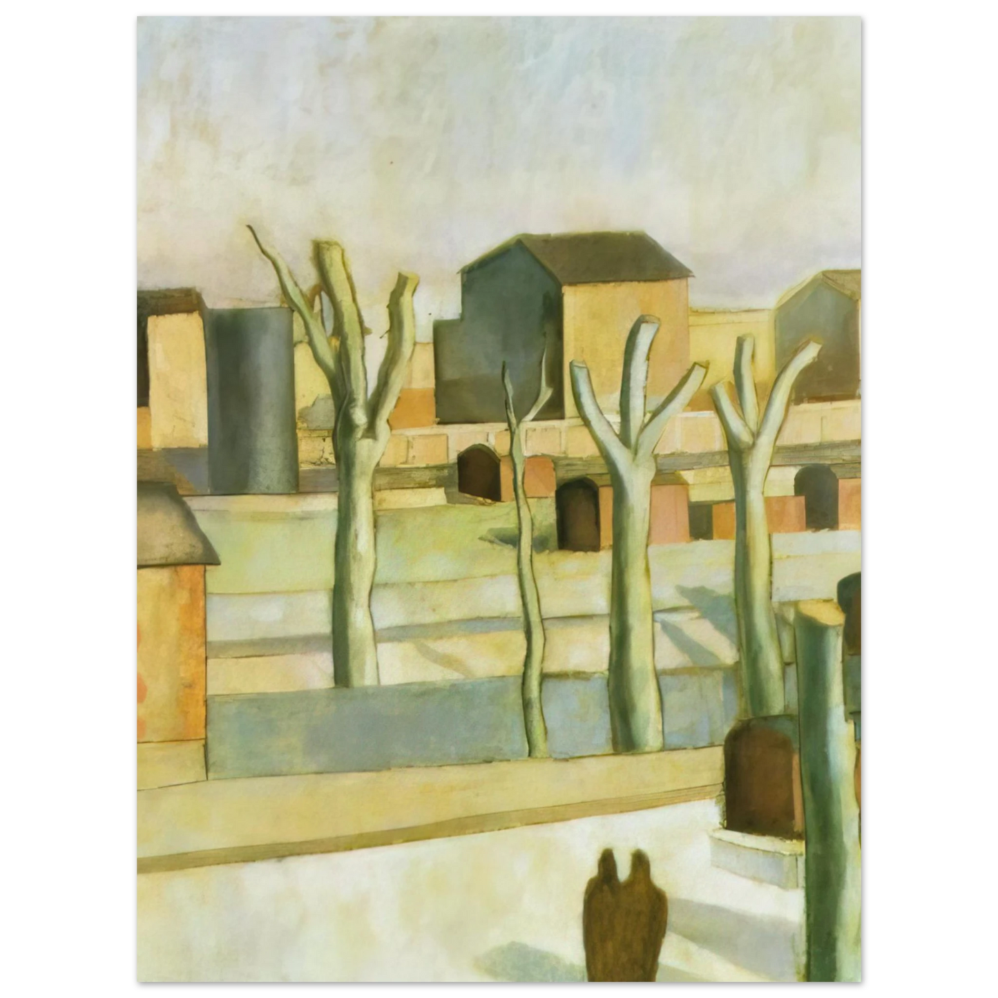 Salvador Dali - THE STATION AT FIGUERAS 75x100 cm / 30x40inches Fine Art Poster