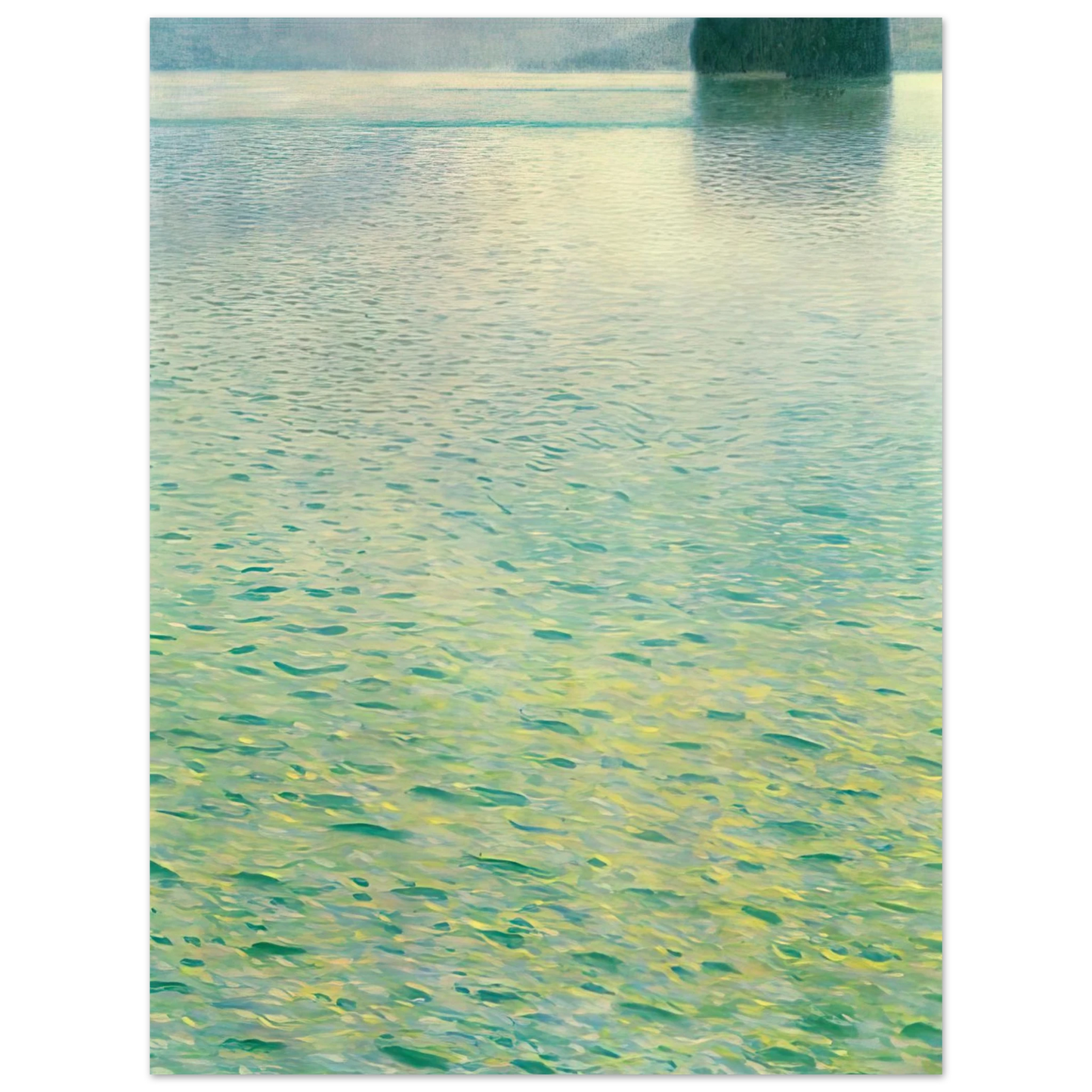Gustav Klimt - ISLAND IN THE ATTERSEE 75x100 cm / 30x40inches Fine Art Poster