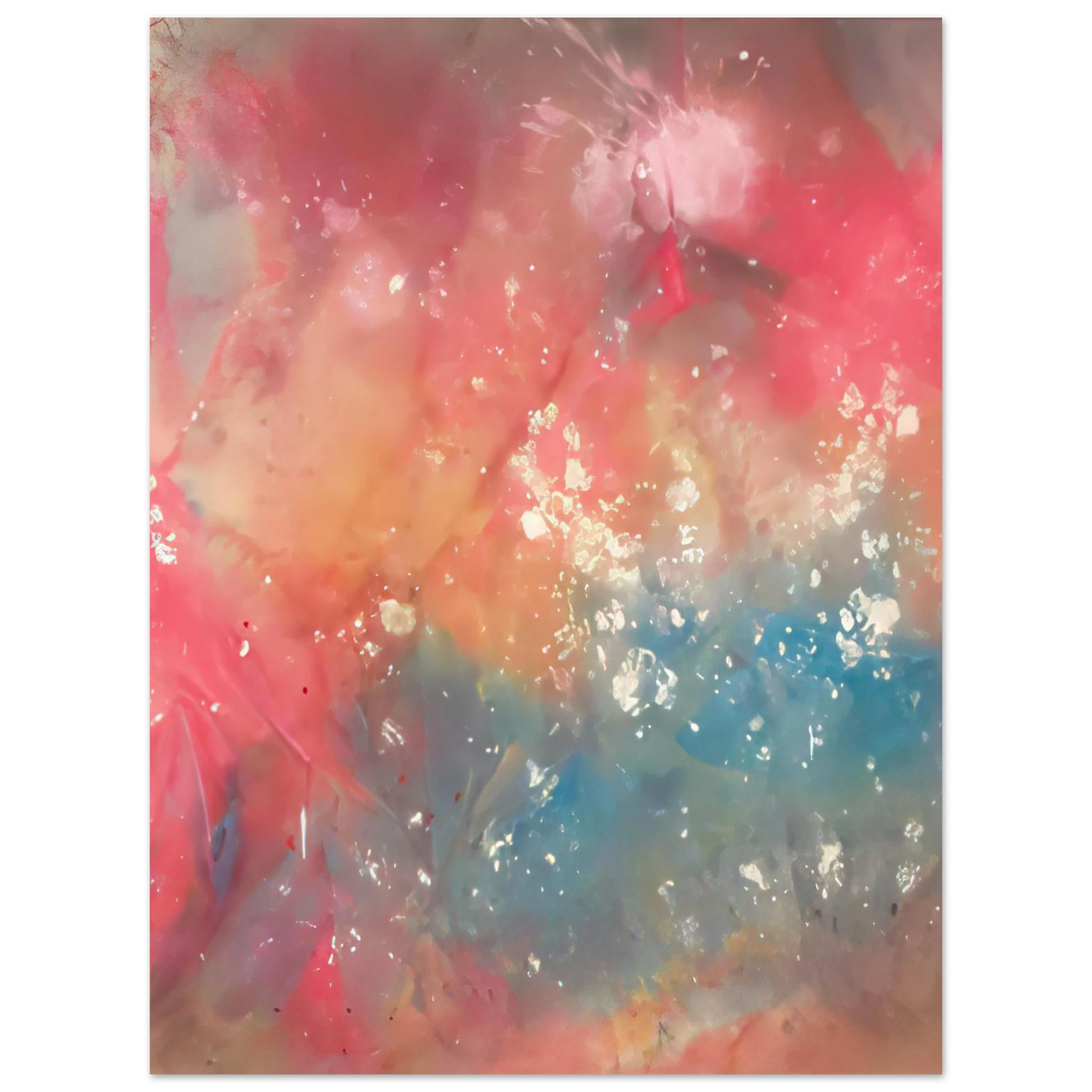 Sam Gilliam - Untitled 75x100 cm / 30x40inches Fine Art Poster