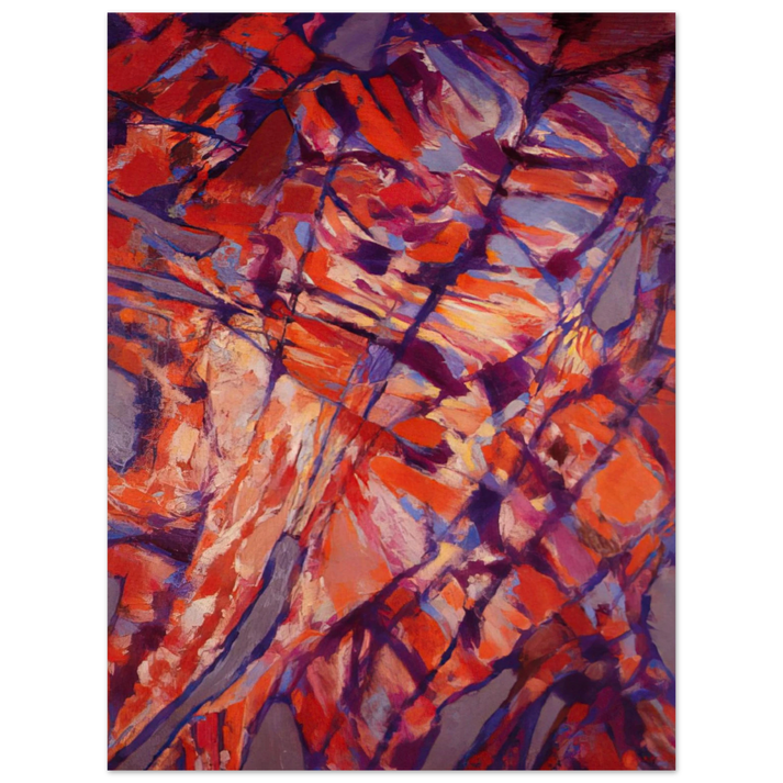 Alfred Manessier - Terre assoiffée I - 1966 75x100 cm / 30x40inches Fine Art Poster