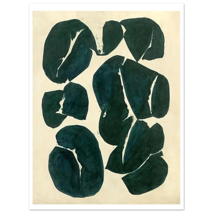 Simon Hantai - Meun - 1968 75x100 cm / 30x40inches Fine Art Poster