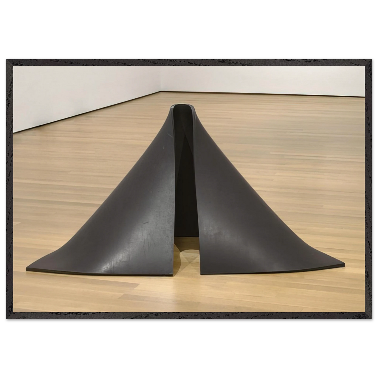 TO LIFT 1967 - Richard Serra 70x100 cm / 28x40 inches Framed Art Print – Black Wooden Frame