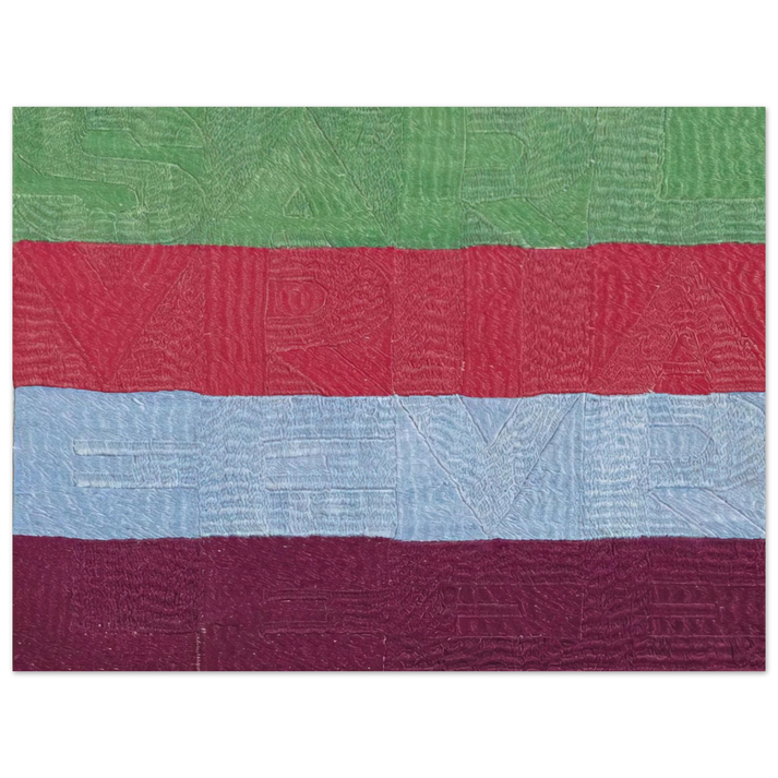 Alighiero Boetti - SVELARE E RIVELARE 1990 75x100 cm / 30x40inches Fine Art Poster