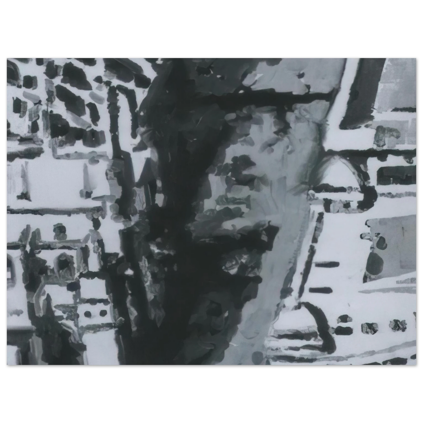 Gerhard Richter - TOWNSCAPE M7 1968 75x100 cm / 30x40inches Fine Art Poster