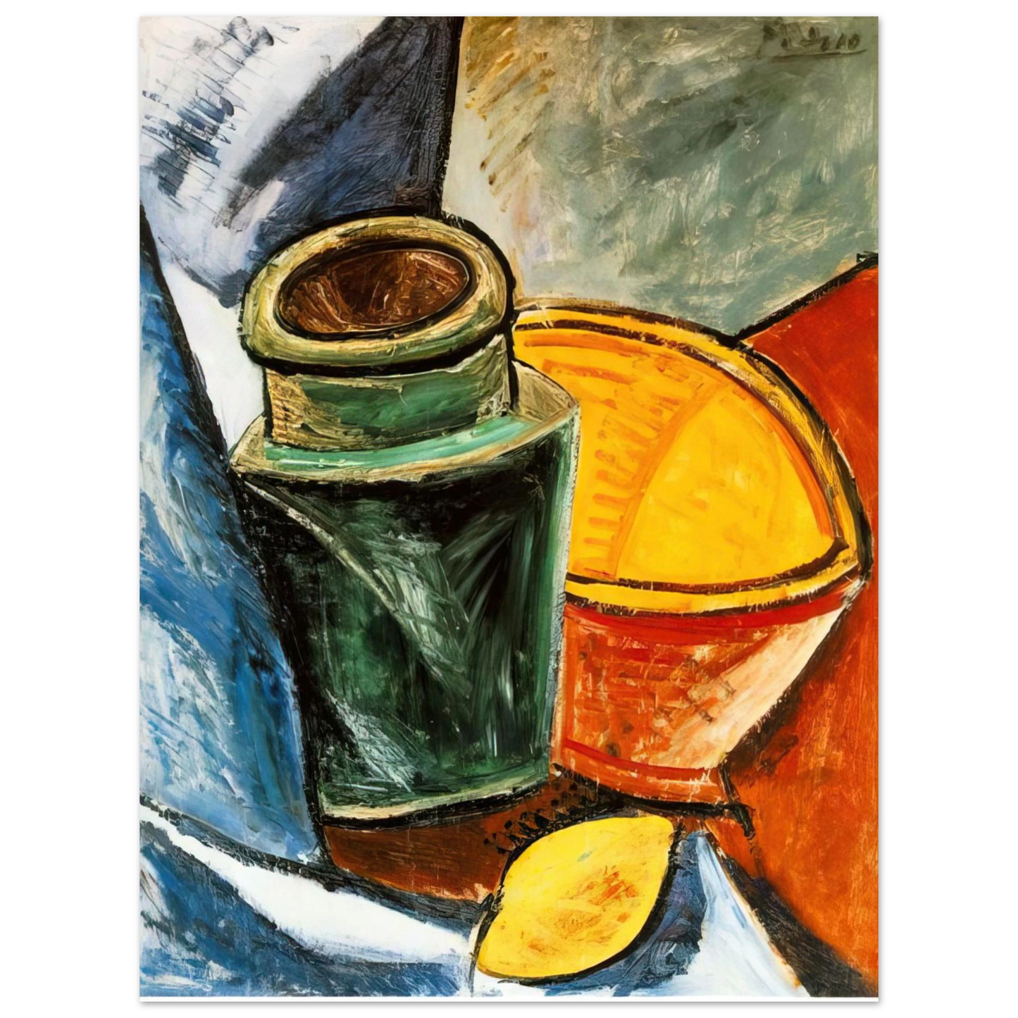Pablo Picasso - Still life with lemons 75x100 cm / 30x40inches Fine Art Poster