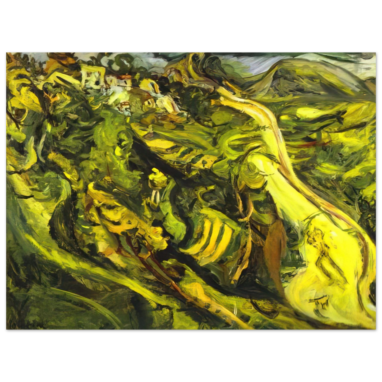 Chaim Soutine - ROAD AT CAGNES 75x100 cm / 30x40inches Fine Art Poster