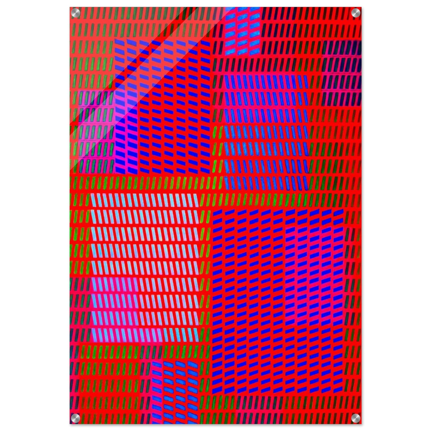 Keiho C1 - 1963 - Victor Vasarely Acrylic Print - 70x100 cm / 28x40″ inches | Victor Vasarely Wall Art | Victor Vasarely Prints