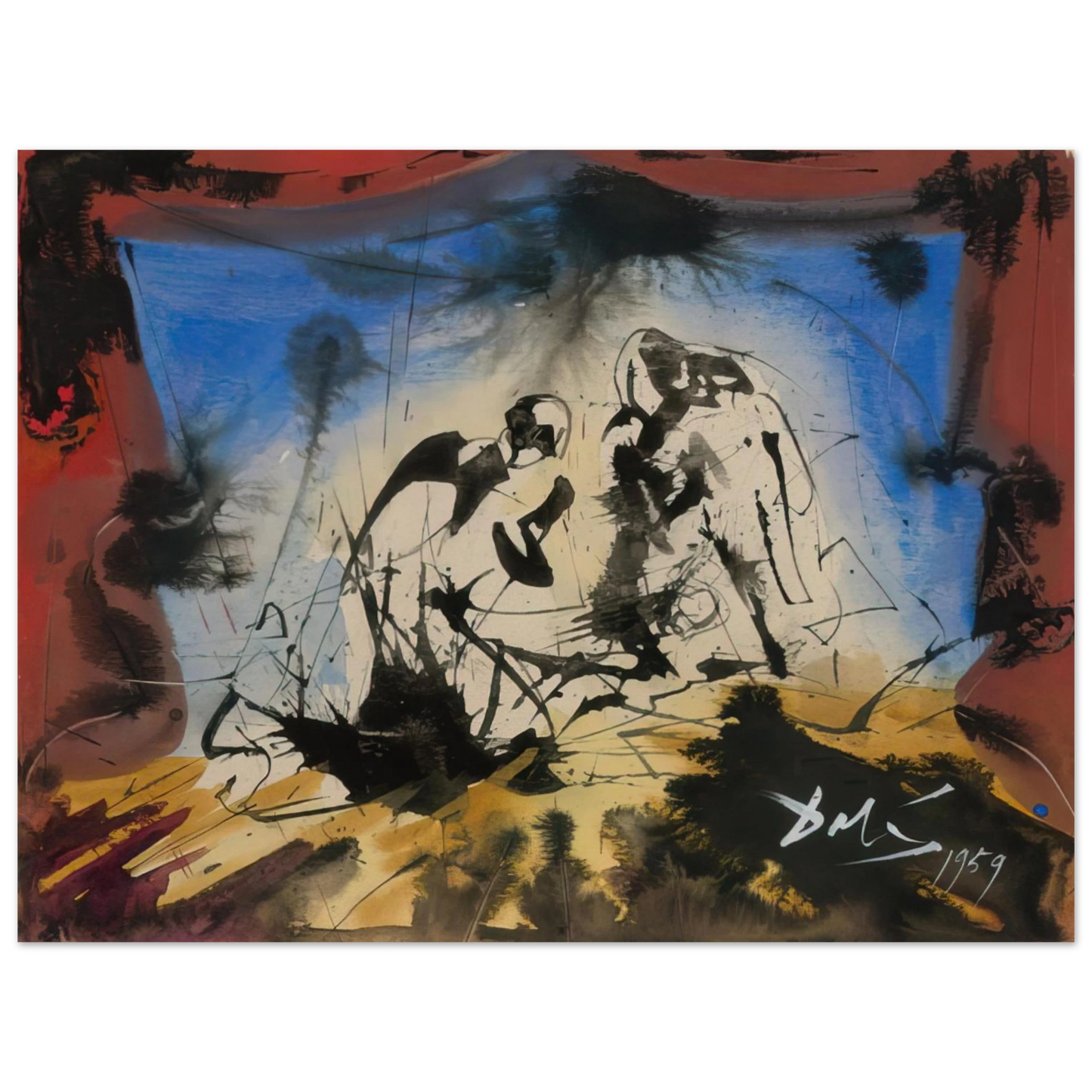 Salvador Dali - NATIVITY 1959 75x100 cm / 30x40inches Fine Art Poster