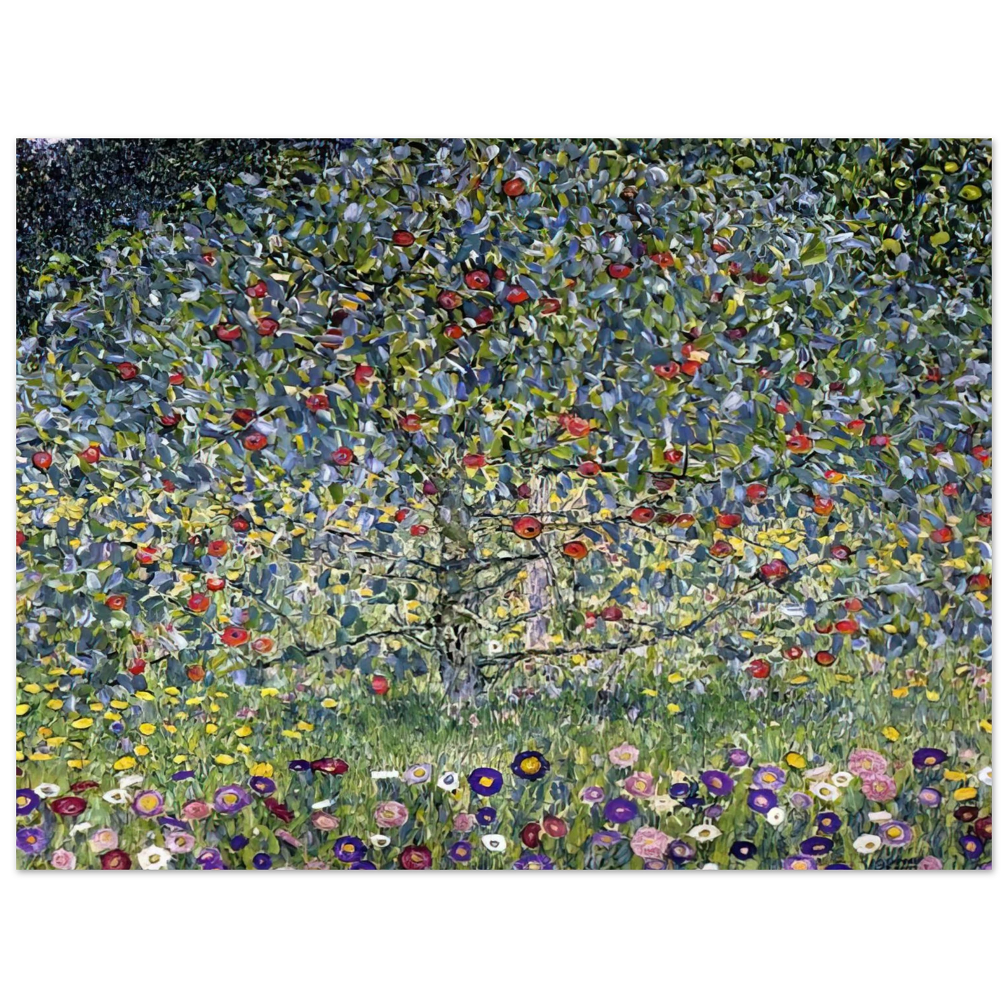 Gustav Klimt - APPLE TREE I 75x100 cm / 30x40inches Fine Art Poster