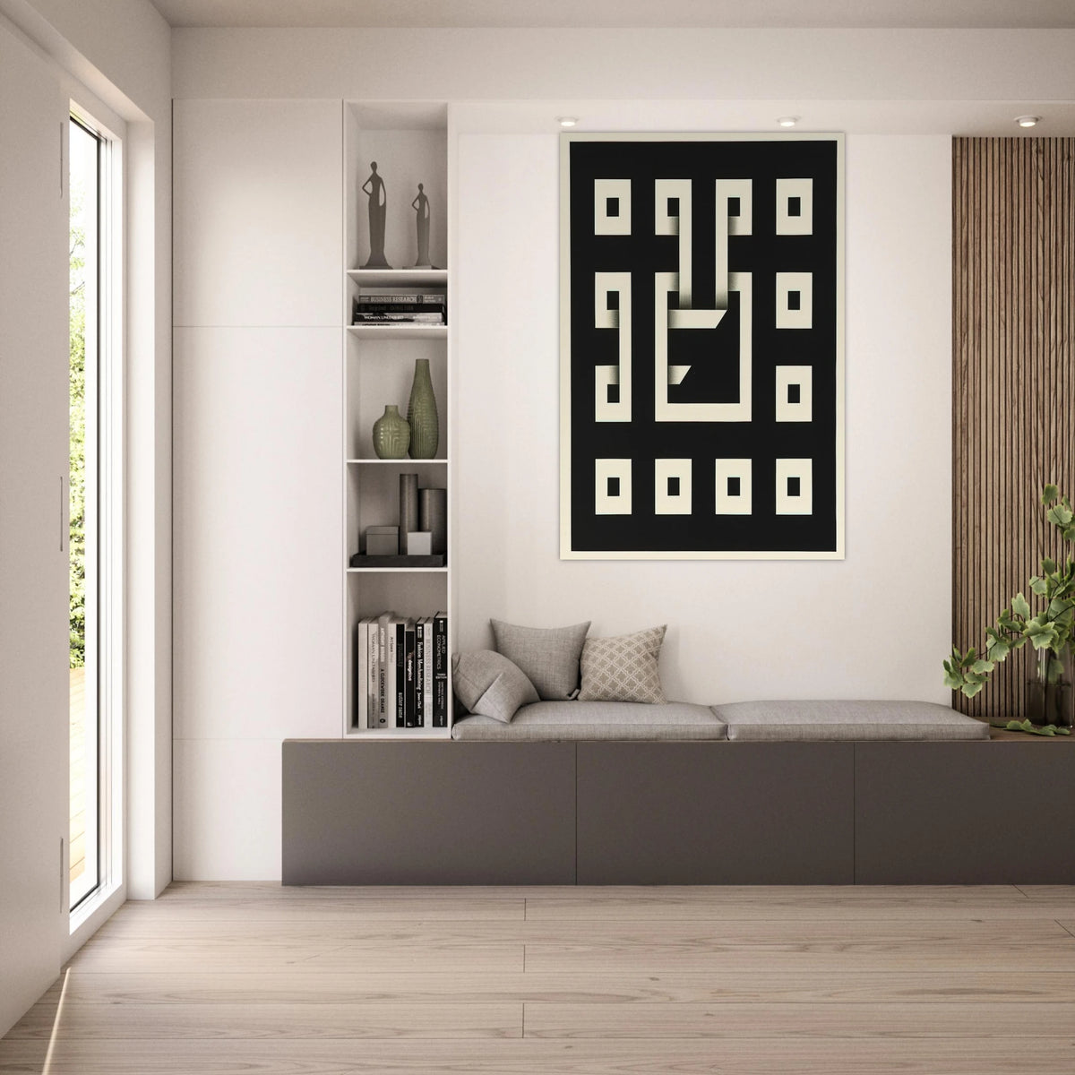 Clandestine Game XI - 1968 - Omar Rayo Art Prints - 100x150 cm / 40x60″ inches | Omar Rayo Poster | Omar Rayo Prints