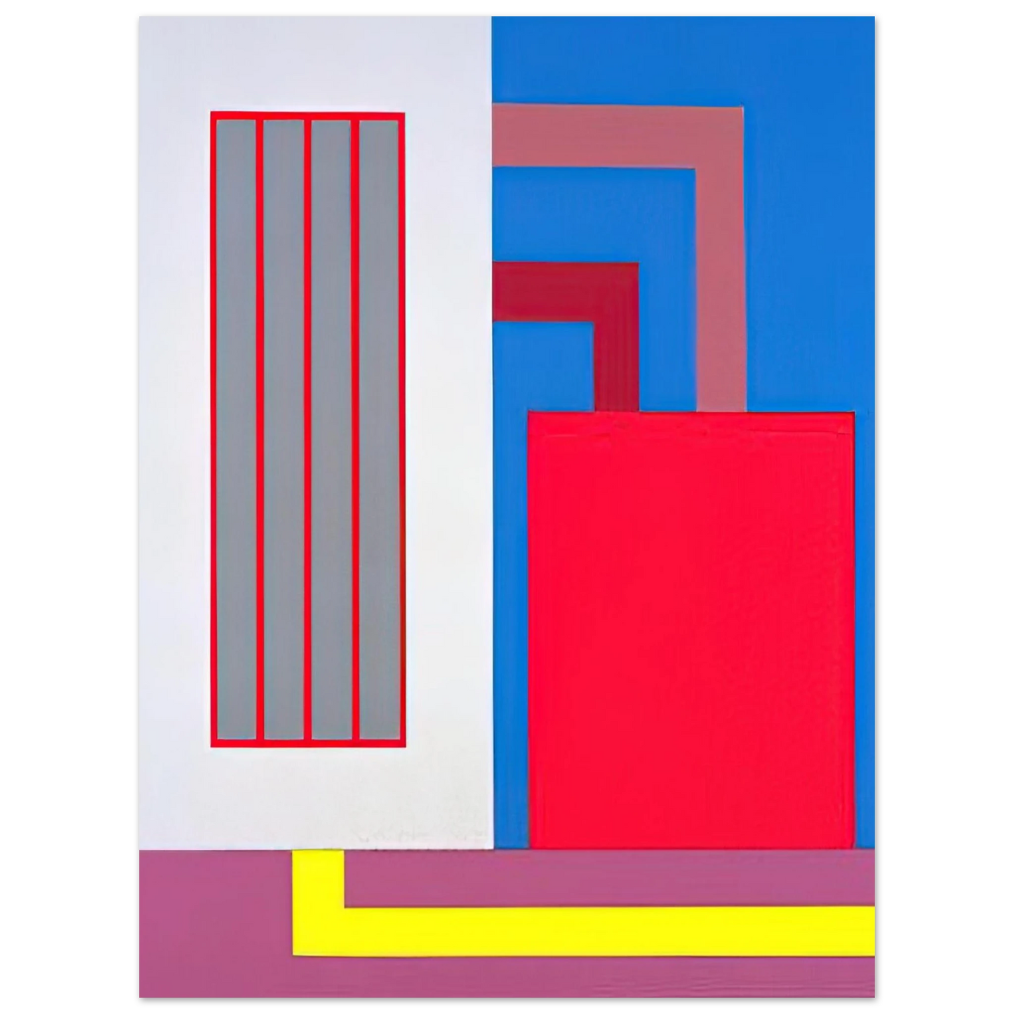 Peter Halley - Lost in Translation - 2004 75x100 cm / 30x40inches Fine Art Poster
