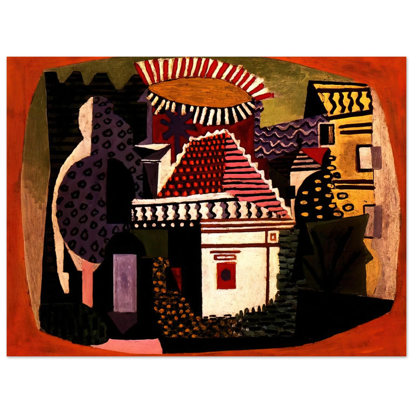 Pablo Picasso - Landscape of Juan-les-Pins 75x100 cm / 30x40inches Fine Art Poster