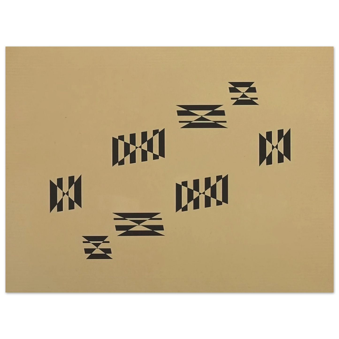 Helio Oiticica - Metaesquema - 1957 75x100 cm / 30x40inches Fine Art Poster