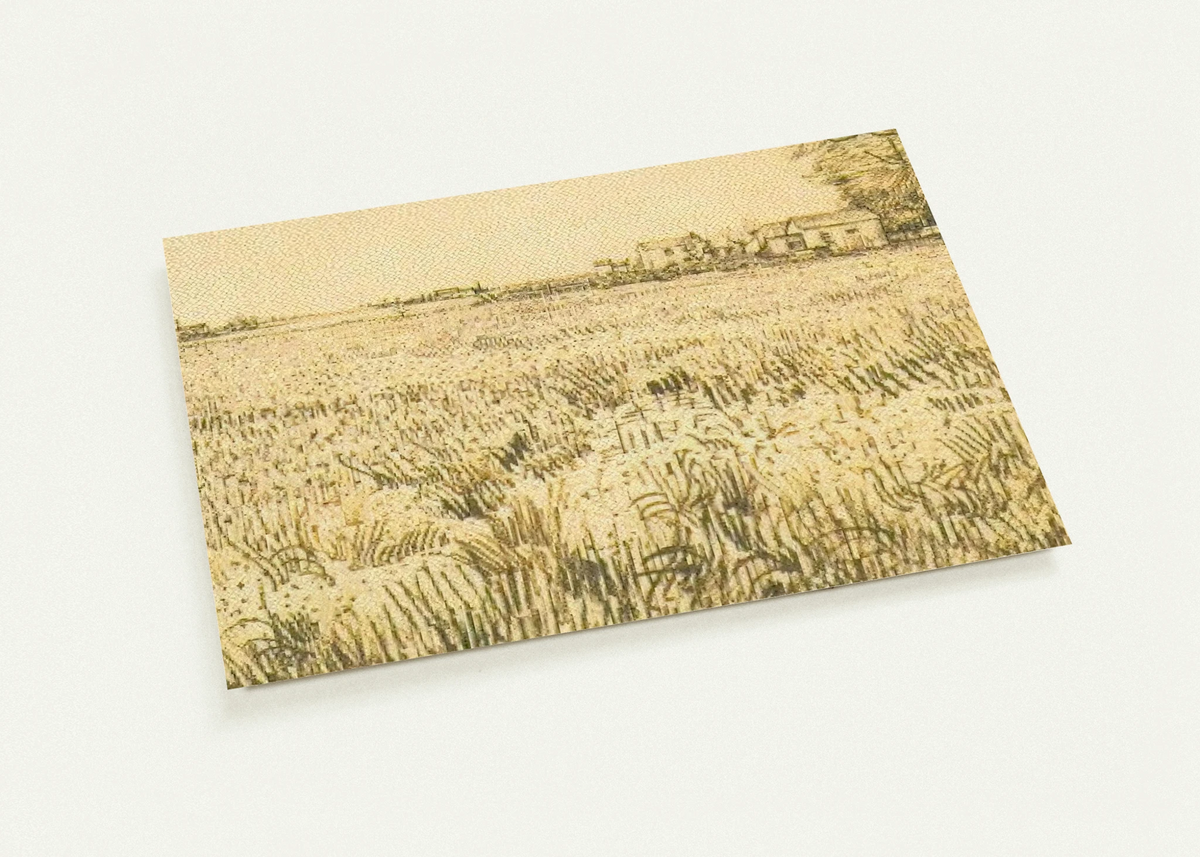 Meadow with Flowers By Vincent van Gogh Pack of 10 Post Cards | Vincent van Gogh Post Cards | A6 (10.5 x 14.8 cm) - 4.1 x 5.8 inches