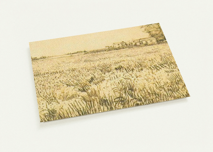 Meadow with Flowers By Vincent van Gogh Pack of 10 Post Cards | Vincent van Gogh Post Cards | A6 (10.5 x 14.8 cm) - 4.1 x 5.8 inches