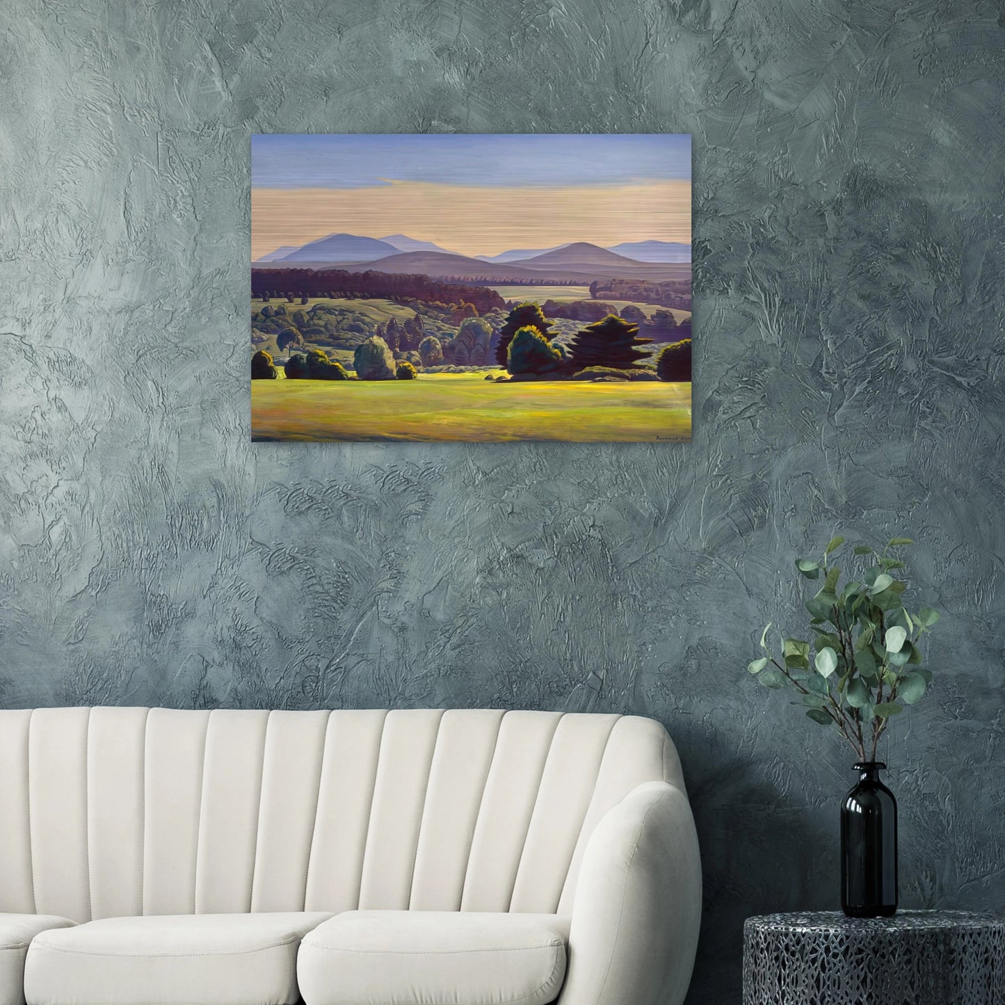 Summer Day. Asgaard - Rockwell Kent Brushed Aluminum Print - 70x100 cm / 28x40 inches | Rockwell Kent Aluminum Print | Rockwell Kent Prints