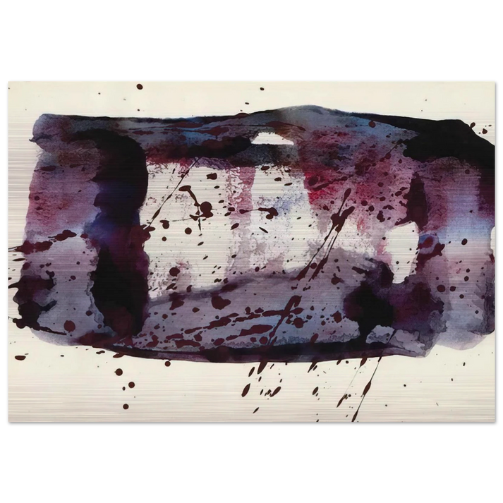 Untitled SF76-176 - Sam Francis Brushed Aluminum Print - 70x100 cm / 28x40 inches | Sam Francis Aluminum Print | Sam Francis Prints