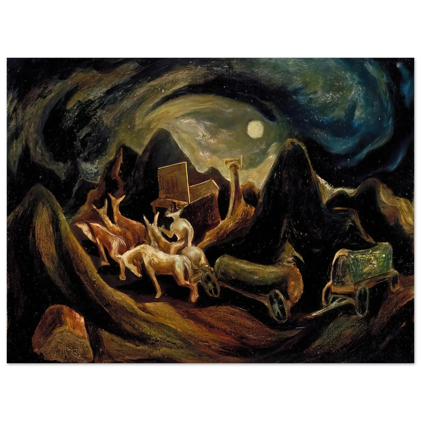Jackson Pollock - GOING WEST 1935 1 75x100 cm / 30x40inches Fine Art Poster