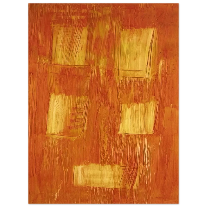 Gunther Forg - Untitled Cansons - Abstract Expressionism 75x100 cm / 30x40inches Fine Art Poster