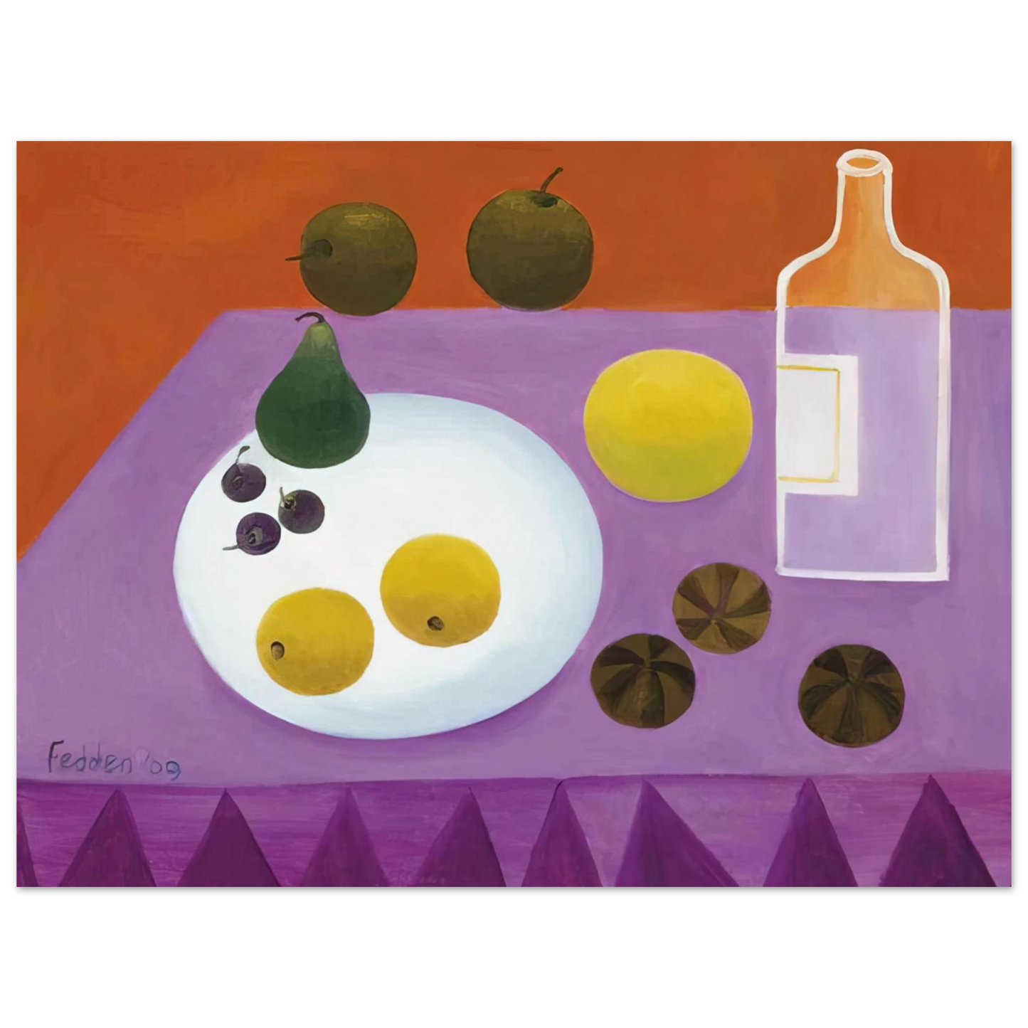 Mary Fedden - Fruit - 2009 75x100 cm / 30x40inches Fine Art Poster