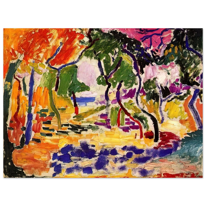 Henri Matisse - COUNTRYSIDE AT COLLIOURE 1905 75x100 cm / 30x40inches Fine Art Poster