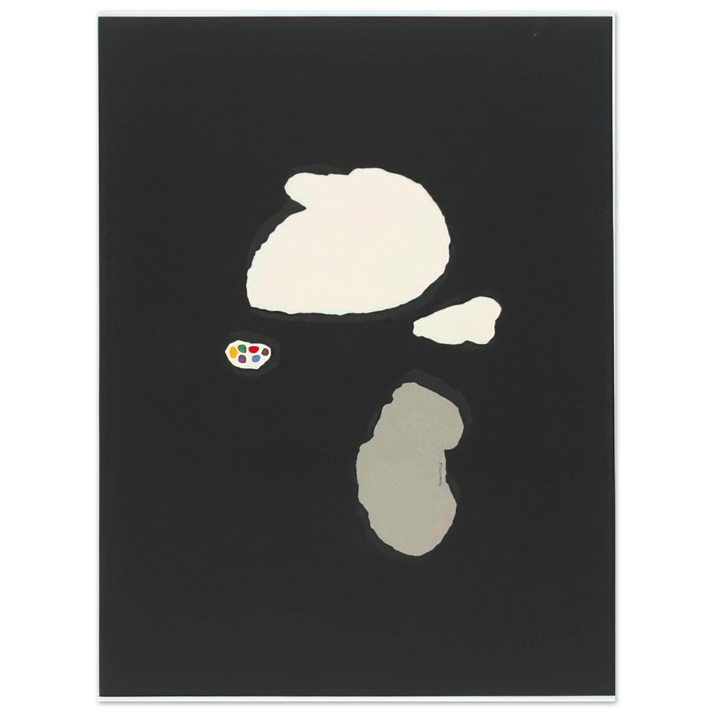 Bruno Munari - Untitled Graphic Composition - 1951 75x100 cm / 30x40inches Fine Art Poster