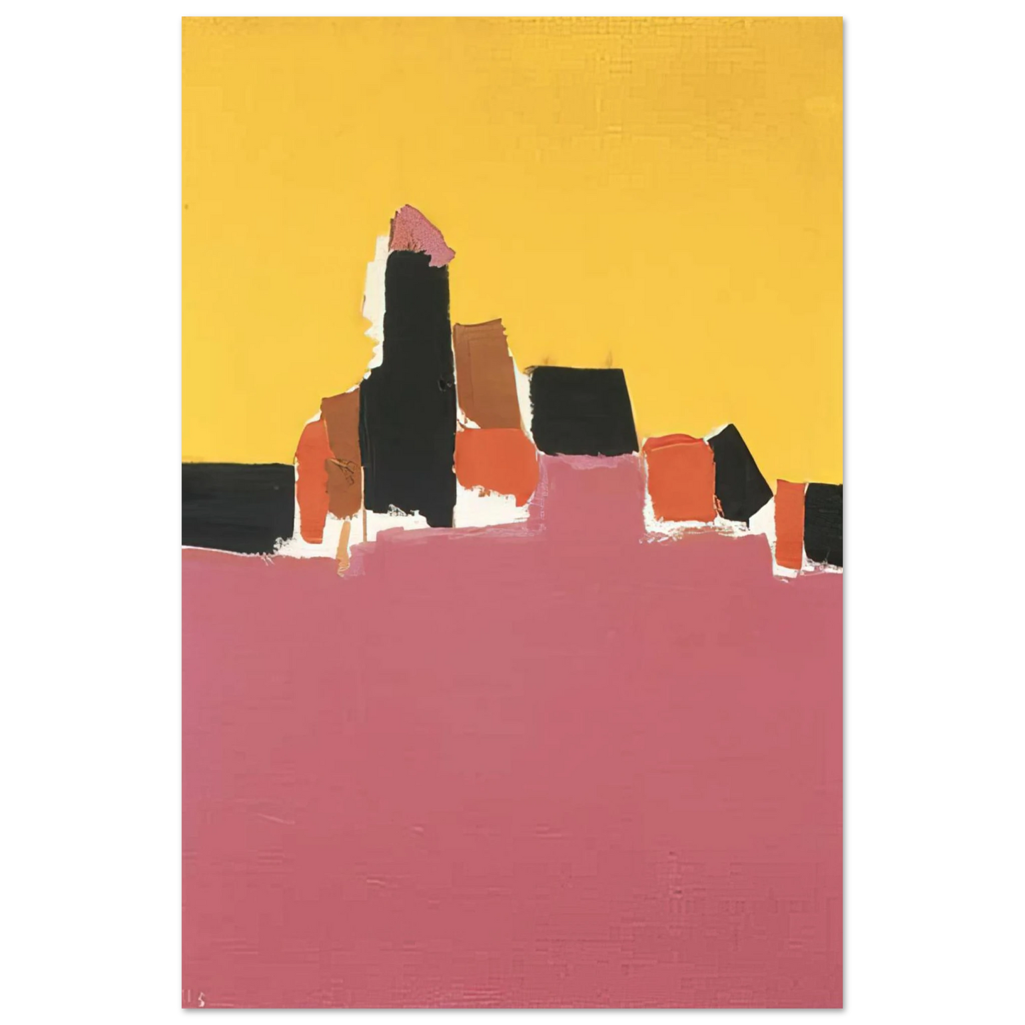 Nicolas de Stael - Syracuse - Lyrical Abstraction Fine Art Poster