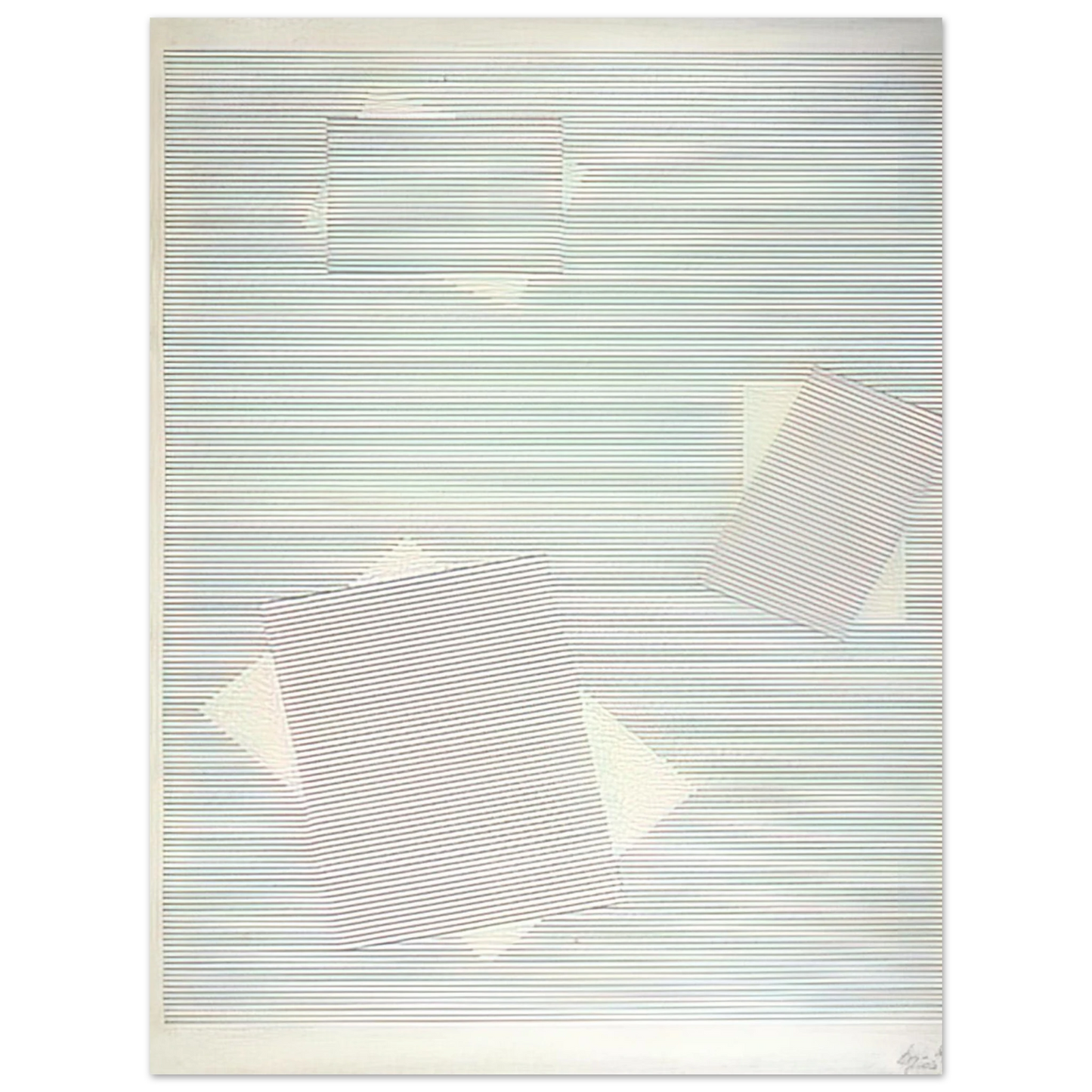 Lygia Pape - Graphics - 1957 75x100 cm / 30x40inches Fine Art Poster