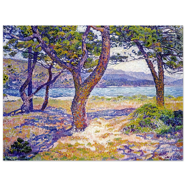 Theo van Rysselberghe - IL MEDITERRANEO PRESSO LE LAVANDOU 75x100 cm / 30x40inches Fine Art Poster