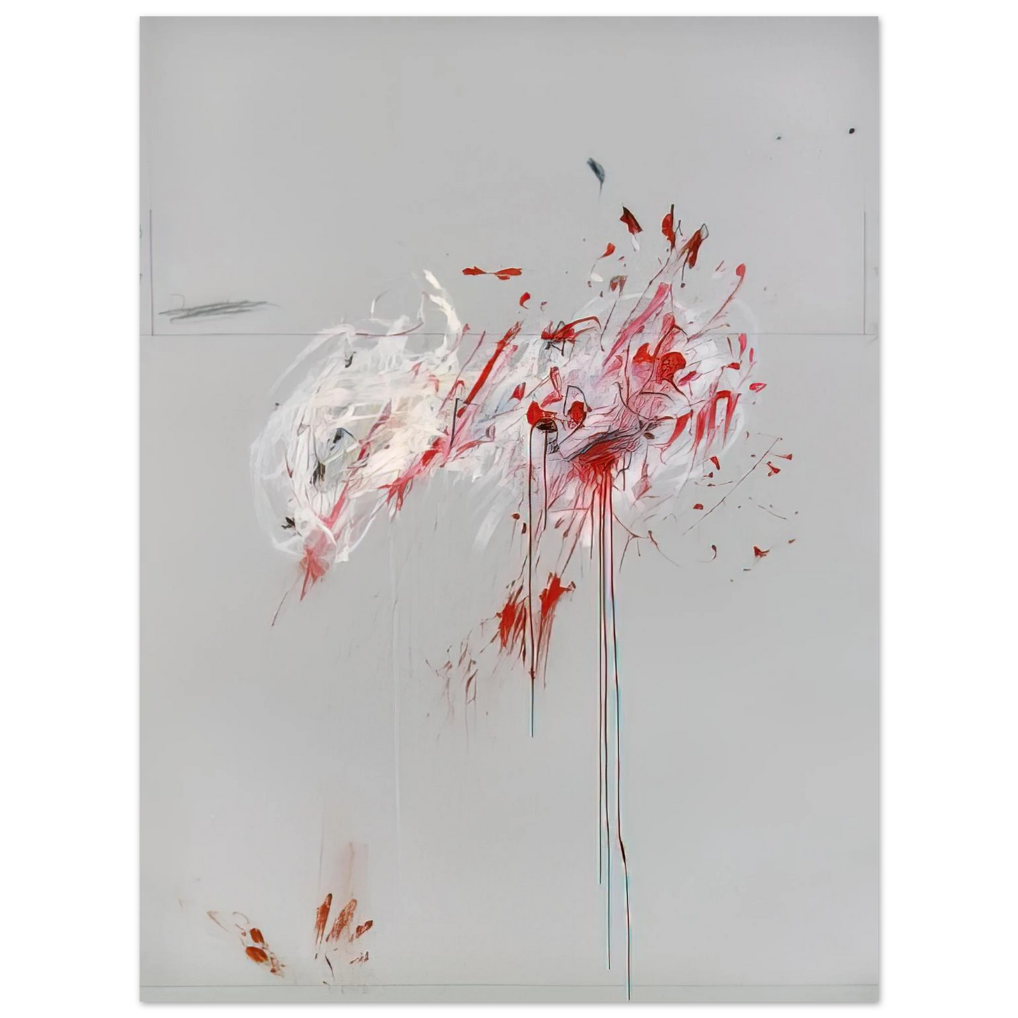 Cy Twombly - Nine Discourses on Commodus, Part III 75x100 cm / 30x40inches Fine Art Poster