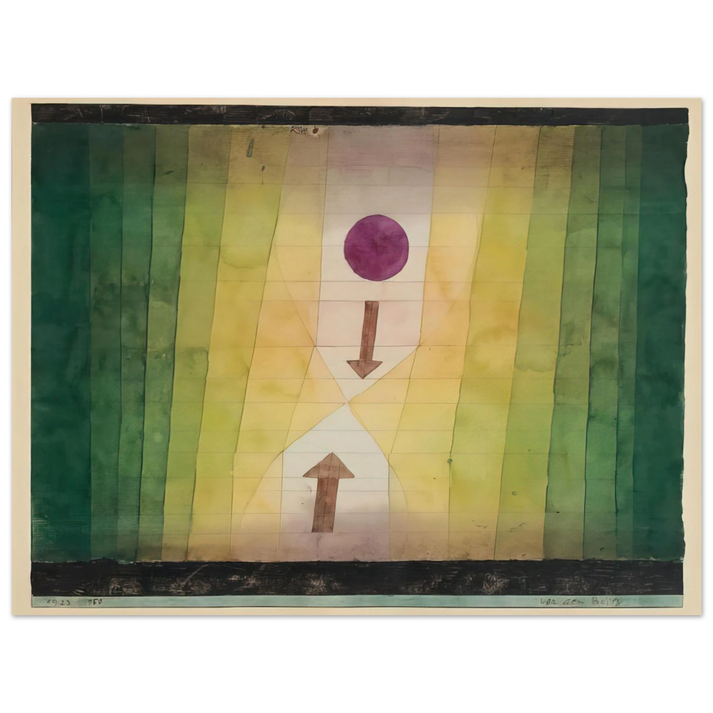 Paul Klee - BEFORE THE BLITZ 1923 75x100 cm / 30x40inches Fine Art Poster