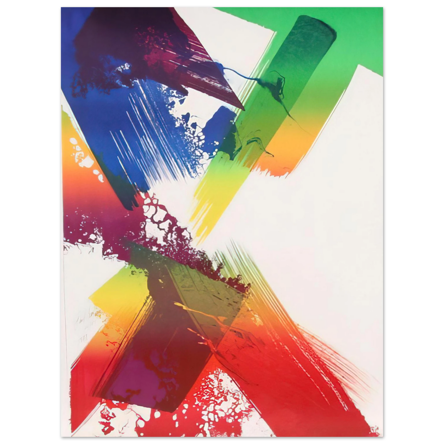 Paul Jenkins - Untitled - 1983 75x100 cm / 30x40inches Fine Art Poster