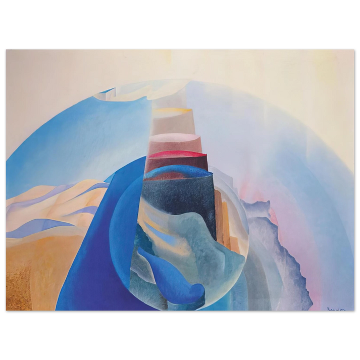 Benedetta Cappa - Mount Tabor - 1936 75x100 cm / 30x40inches Fine Art Poster