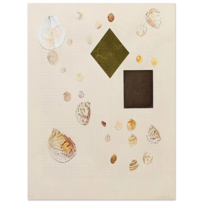 Jennifer Bartlett - Homan-Ji III - 1995 75x100 cm / 30x40inches Fine Art Poster